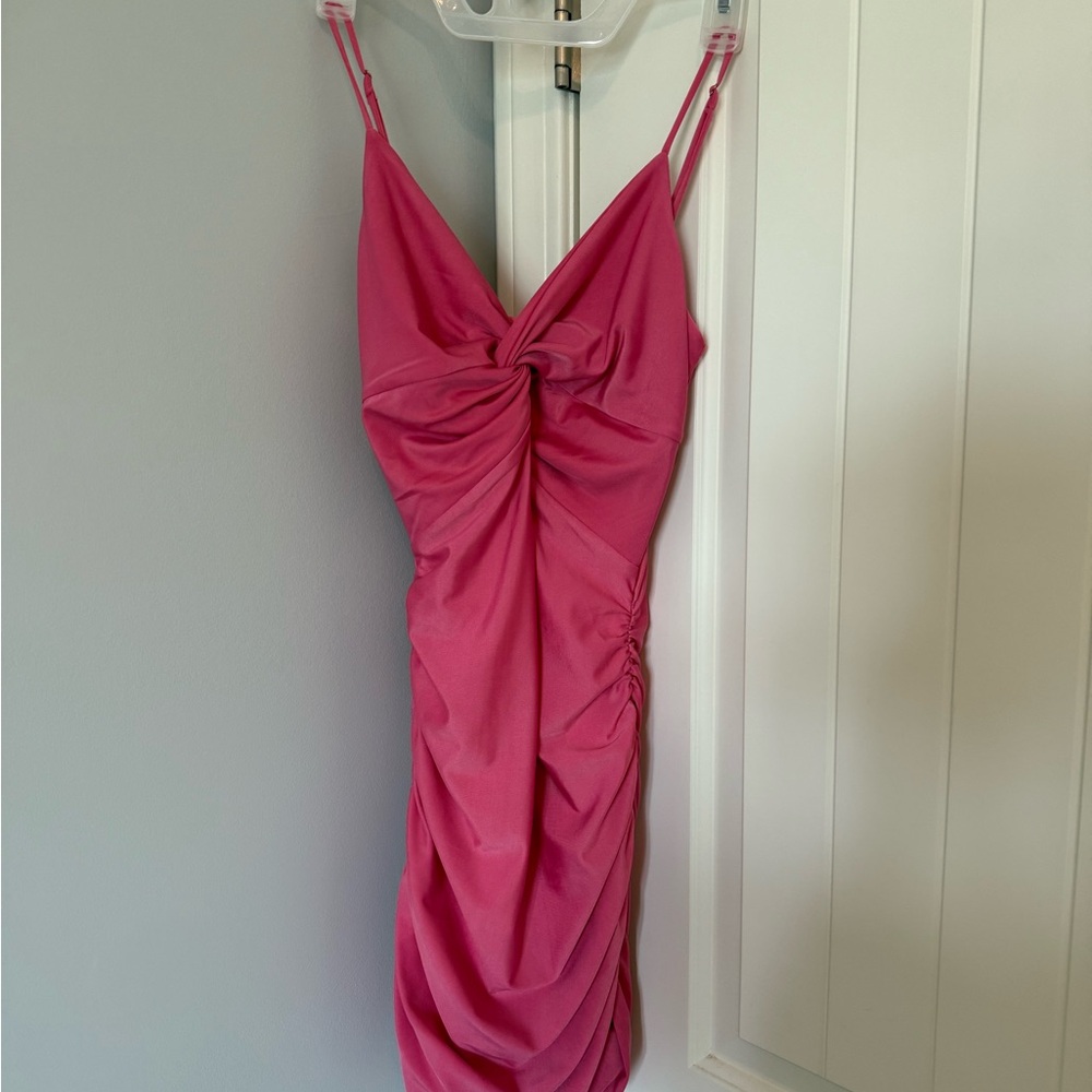 Lucy in the Sky Vibrant Pink Dress